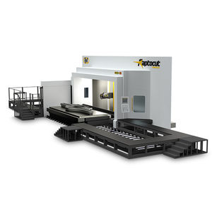 fraiseuse CNC 5 axes / horizontale / à colonne mobile / pour aluminium