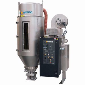 sécheur par adsorption / batch / pour granulés plastiques / refroidisseur