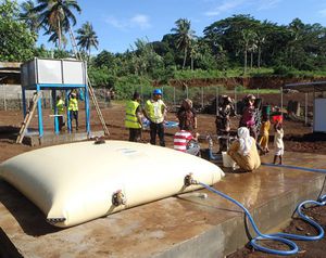 réservoir de distribution