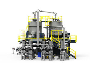 ligne d'extrusion de recyclage de matières plastiques