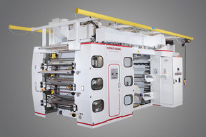 presse flexographique à 6 couleurs / pour film en plastique