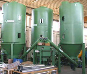 silo avec extracteur