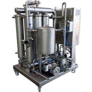 filtre pour le vin / à membrane / écoulement transversal / semi-automatique