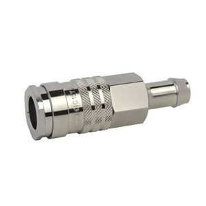 raccord pneumatique / rapide / droit / en inox