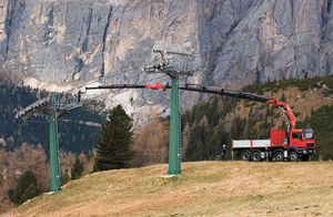 grue montée sur camion