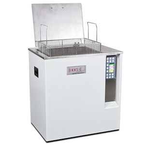 cuve de nettoyage à ultrasons / de rinçage / industrielle / verticale