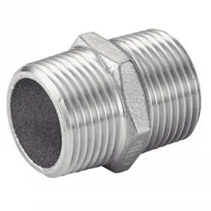5 Bouchons Filetés Mâles 3/8 NPT - En Acier Au Carbone Noir, Pour Tuyaux Hydrauliques Ou Pneumatiques