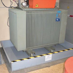 bac de rétention pour transformateur / en acier / rigide / pour intérieur