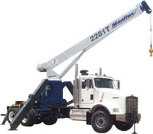 grue montée sur camion 1