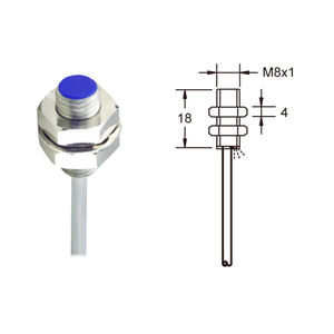 capteur de proximité inductif / cylindrique M8 / IP67 / avec fonction de commutation
