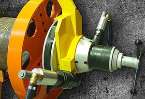 chanfreineuse à prise interne / électrique / pneumatique / hydraulique