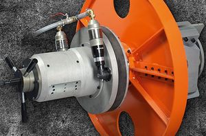 chanfreineuse à prise interne / pneumatique / hydraulique / portable