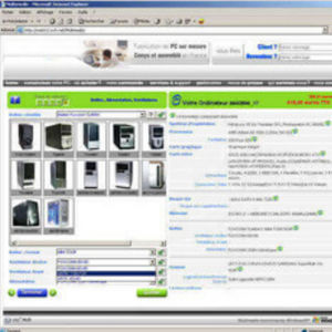 interface de configuration de catalogue électronique