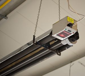 chauffage radiant à gaz / en acier inoxydable