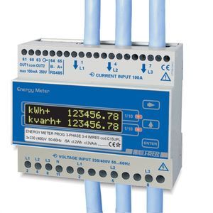 compteur d'énergie électrique triphasé
