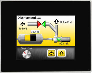 terminal HMI à écran tactile
