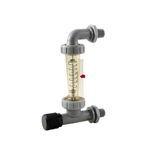 débitmètre à flotteur / pour liquides / compact / à tube en matière plastique