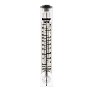 débitmètre à flotteur / pour liquides / pour air / à tube en matière plastique