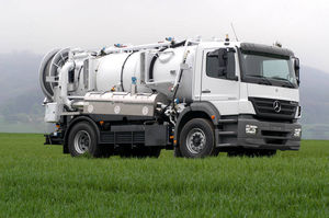 camion hydrocureur