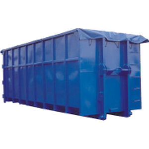 conteneur à déchets en métal