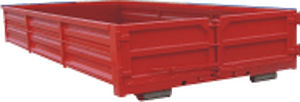 conteneur à déchets en métal