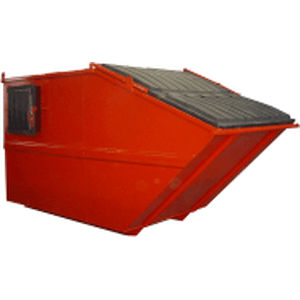 conteneur à déchets en métal