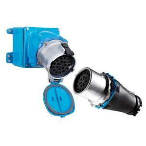 FICHE MOBILE À 90° - IP67 - 3P+T 16A 200-250V 50/60HZ