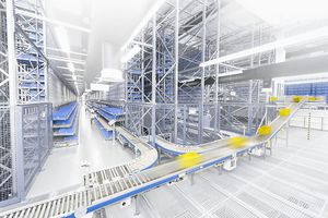 rayonnage dynamique / à palette / pour boîtes / automatisé