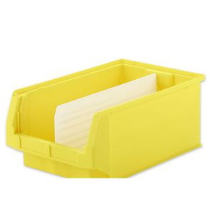 bac à bec en polypropylène / en acier / de stockage / pour petites pièces
