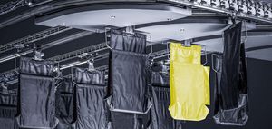 convoyeur pour l'industrie automobile / pour aliments / gravitaire / pour charges lourdes