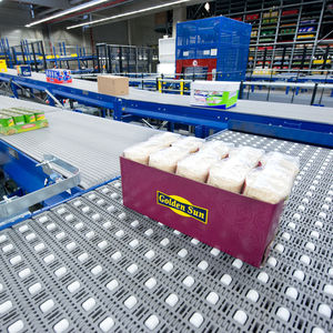 convoyeur à bande / pour l'industrie agroalimentaire / pour caisses / de caisse