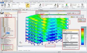 logiciel d'analyse de structure / d'ingénierie / de modélisation / de conception