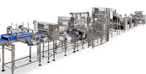 ligne de production de hotdogs