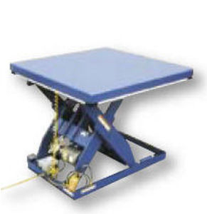 table élévatrice à simple ciseaux 1