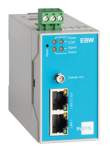 Routeur de communication - EBW-H100 - INSYS MICROELECTRONICS GmbH - cellulaire / à transmission de données en paquets / internet