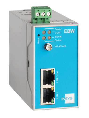 Routeur de communication - EBW-W100 - INSYS MICROELECTRONICS GmbH - sans fil / de données / à transmission de données en paquets