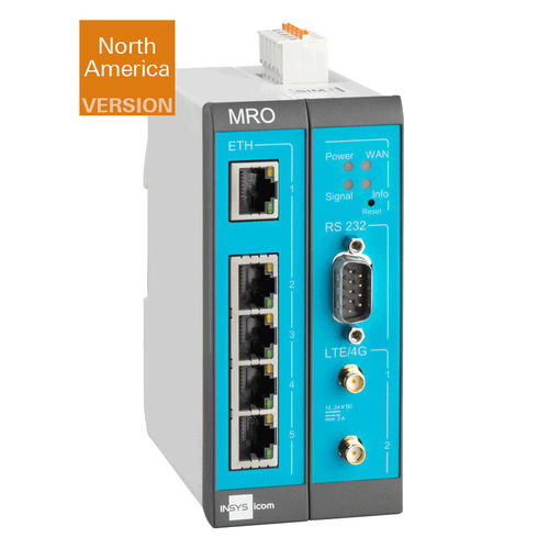 Routeur de communication - MRO-L210 - INSYS MICROELECTRONICS GmbH - cellulaire / de données / à transmission de données en paquets
