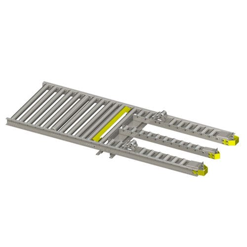 Convoyeur à rouleaux - PES60-90 - AMI Förder- und Lagertechnik GmbH - de déchargement / à entraînement manuel / de palettes