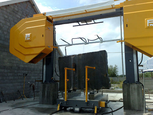 Machine de découpe à fil diamanté - DOUBLE TOP - Pellegrini - pour pierre / CNC