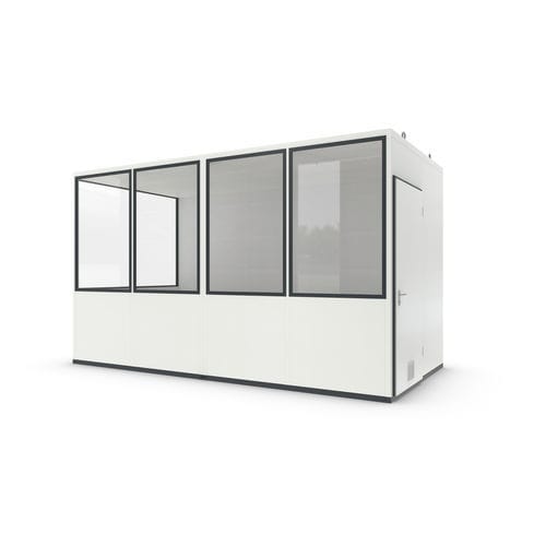 Système room-in-room en tôle - Basic 10 Starter Plus - WSM – Walter Solbach Metallbau GmbH - avec sol en PVC