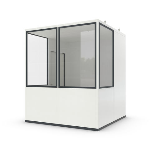 Système room-in-room en tôle - Basic 5 - WSM – Walter Solbach Metallbau GmbH - en fibre minérale / avec sol en PVC