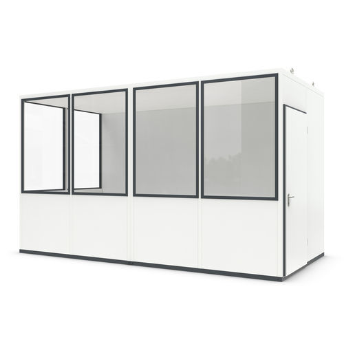 Système room-in-room modulable - Basic 10 - WSM – Walter Solbach Metallbau GmbH - en tôle / en verre / avec sol en PVC