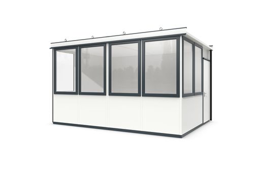 Système room-in-room modulable - Outdoor Basic 15 - WSM – Walter Solbach Metallbau GmbH - en tôle / en fibre minérale / avec sol en PVC