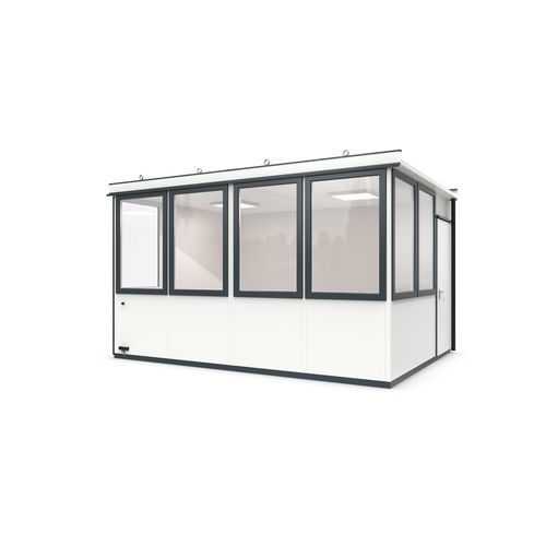 Système room-in-room modulable - Outdoor Basic 15 Office Plus - WSM – Walter Solbach Metallbau GmbH - en tôle / en fibre minérale / avec sol en PVC