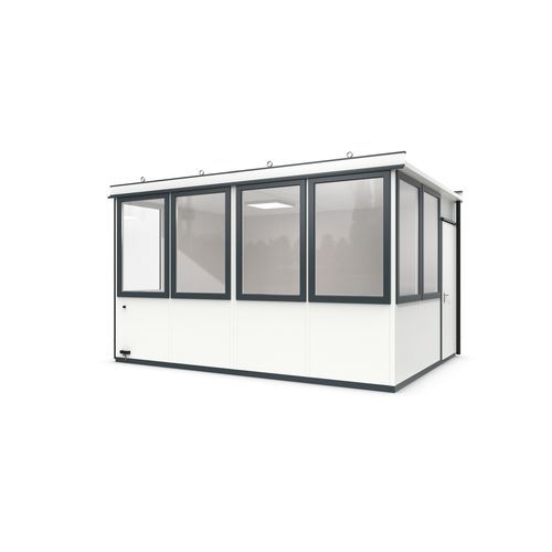 Système room-in-room modulable - Outdoor Basic 15 Starter Plus - WSM – Walter Solbach Metallbau GmbH - en tôle / en fibre minérale / avec sol en PVC