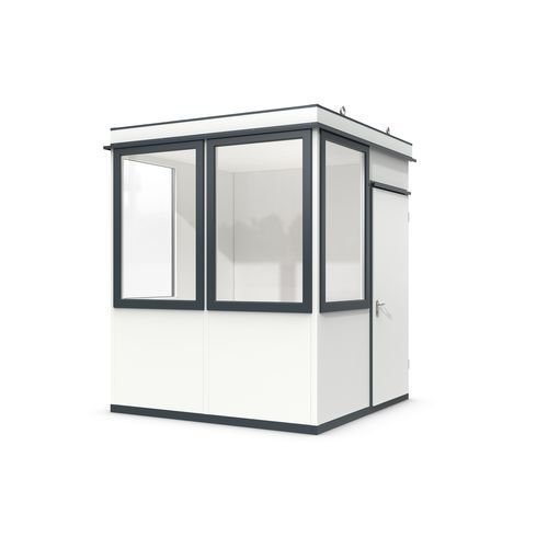 Système room-in-room modulable - Outdoor Basic 5 - WSM – Walter Solbach Metallbau GmbH - en tôle / en fibre minérale / avec sol en PVC