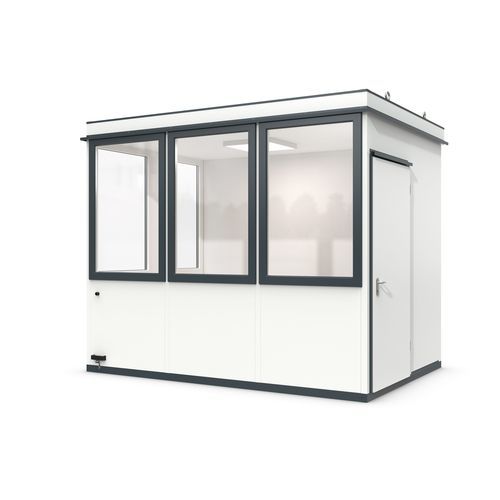 Système room-in-room modulable - Outdoor Basic 7 Mini - WSM – Walter Solbach Metallbau GmbH - en tôle / en fibre minérale / avec sol en PVC