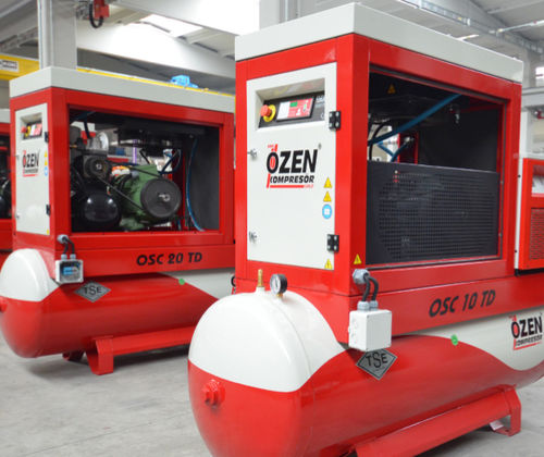 Compresseur à vis - SPARK series - Ozen Kompresor - d'air / à moteur électrique / stationnaire