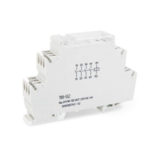 Module relais de commutation - 789 series  - WAGO - à montage sur rail DIN / compact