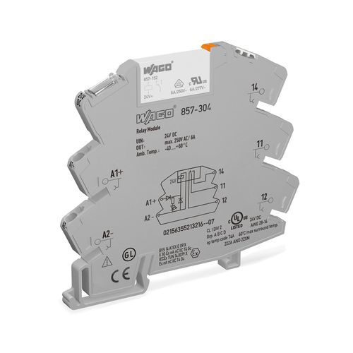 Module relais DC - 857 series - WAGO - statique / AC / de commutation